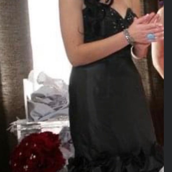 Black Beautiful Jovani mermaid gown - Picture 15 of 15